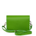 Дамска чанта от естествена кожа Mona, светло зелена