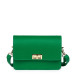 Дамска чанта от естествена кожа Mona, зелена