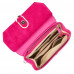Чанта тип портмоне от естествена кожа Ruby, розова