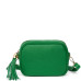 Дамска чанта от естествена кожа Vica, зелена